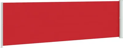 Obrázek produktu pro vidaXL Boční výsuvná markýza 180x600 cm červená