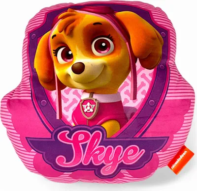Produktbild von Dekokissen Paw Patrol -  Skye Formkissen Kuschelkissen 34 x 34 cm