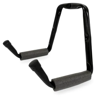 Produktbild von Werkzeughaken für Garage, Garten oder Fahrräder | Halterung zum Schrauben an der Wand | Stahl | rutschfeste Gummibeschichtung | Tragkraft: 35 kg
