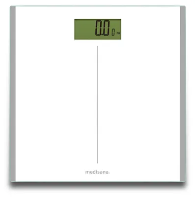Zdjęcie produktu dla medisana PS 510 Waga osobowa, cyfrowy wyświetlacz LCD, 180 kg, podziałka co 50 g, szkło bezpieczne