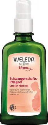 Produktbild von Weleda Mama Schwangerschafts-Pflegeöl 100 ml, Öl, Frauen, Anti-Dehnungsstreifen, Feuchtigkeitsspendend, Beruhigend, Weichmachend, Jeder Hauttyp, 100 ml, Spray