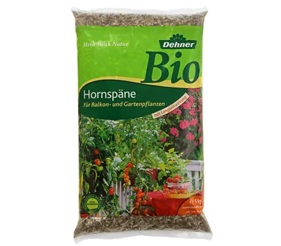 Produktbild von Dehner Bio Hornspäne mit Langzeitwirkung, für Balkon- und Gartenpflanzen, 5 kg, für ca. 50 qm