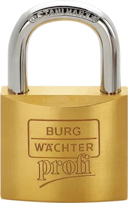 Immagine prodotto di Lucchetto Burg-Wächter in ottone, serie 116 Profi, con chiave identica, 116/50 116/50-Z1-GL