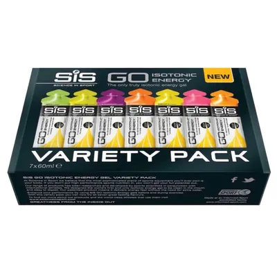 Produktbild von Science in Sport - SIS Go Isotonic Energy Gel - Mischpackung - Zitrone & Limette, Orange, Apfel, Tropical & Schwarze Johannisbeere - 20 x 60ml