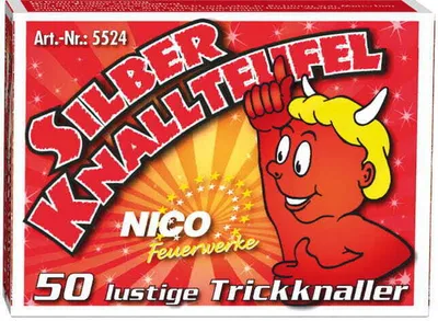 Produktbild von Silber Knallteufel 50 St.