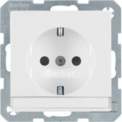 Produktbild von Berker SCHUKO-STECKD. M. BESCHR.FELD (47496089      PW Q.1)
