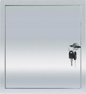 Produktbild von Revisionsklappe Revisionstür Metallische FEINZ - 40x40 cm - mit Schloss - langlebig und sicher - für einfache Wartung