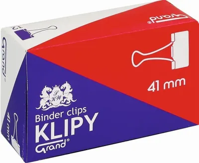 Obrázok produktu pre Sada kancelárskych sponiek 41 mm, 12 kusov.