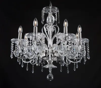 Zdjęcie produktu dla Lampa sufitowa kryształowa lampa sufitowa żyrandol lampa oprawa Elite Bohemia