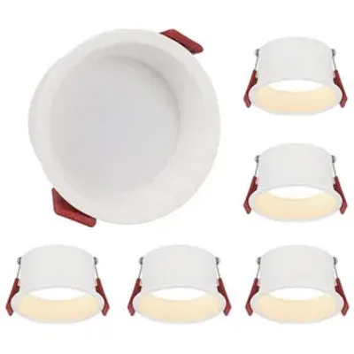 Obrázek produktu pro ZMH LED vestavné bodové svítidlo, sada 5 ks, vestavné bodové svítidlo 230 V/5 W, neutrální bílá