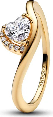Produktbild von Pandora 163660C01-56 - gewelltes Herz - Ring-56 ist maat 17.75