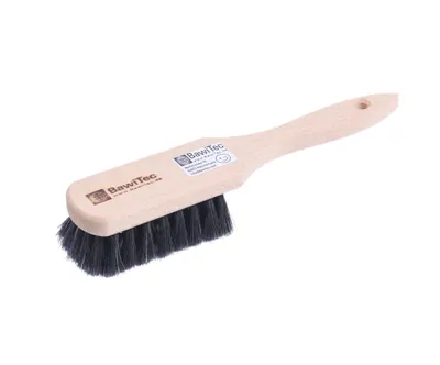Produktbild von Holz Stielbürste 265mm Lang sehr weiche Rosshaar-Naturhaar-Borsten mit Bart/Rand Reinigungsbürste Auftragbürste Holzbürste Handbürste