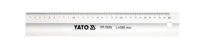 Produktbild von Yato YT-7070 cirterio Lineal de Schreibtisch 300 mm Aluminium 1 Stück(e)