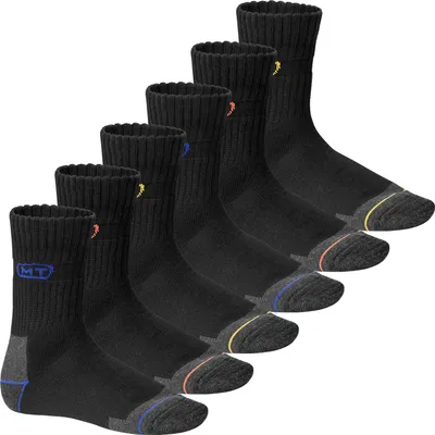 Produktbild von MT Herren Arbeits- und Freizeitsocken (6 Paar), Robuste Work Socken - Mix 43-46