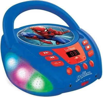 Image de Lecteur CD Bluetooth Spider-Man avec Effets Lumineux