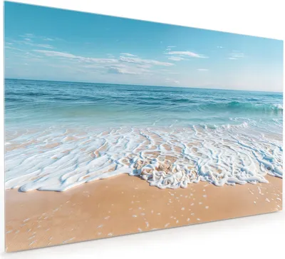 Produktbild von Küchenrückwand Spritzschutz Glas mit Motiv Tropischer Strand 40 x 40 cm