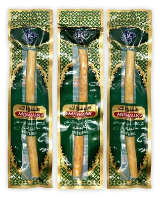 Image de Brosse à dents Miswak en bois, écologique, réutilisable, pour l'hygiène bucco-dentaire
