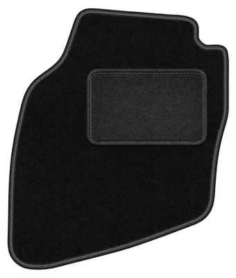 Obrázok produktu pre Velúrový koberec vodiča pre: Honda Jazz II 2002-2008 (hatchback) – 1 ks, čierny, na mieru – Wielganizator LUX