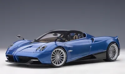 Produktbild von Pagani Huayra Roadster 2017 blau Modellauto 1:18 Autoart