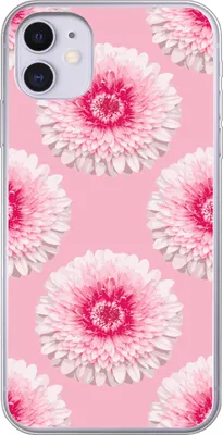 Produktbild von MuchoWow® Handyhülle Schutzhülle Hülle für Telefoonhoesje iPhone 11 Mädchen - Blume - Rosa - Muster - Mädchen - Kinder - Kinder Silikon Softcase Handy Hülle - Handytasche