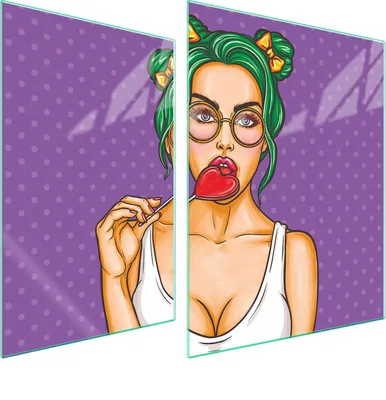 Produktbild von Glasschutzplatte Für Herd 70X52 Frauen