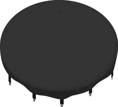 Produktbild von AWM Trampolin Abdeckplane Abdeckung Schutzplane Wetterplane (Schwarz, 400 cm)