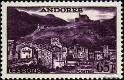 Produktbild von Briefmarken Andorra - Französische Post 1957 Mi 162 postfrisch Landschaften