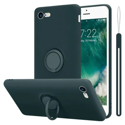 Immagine prodotto di Custodia Cadorabo per Apple iPhone 7 / 7S / 8 / SE 2020 custodia protettiva in verde custodia per cellulare TPU custodia cover