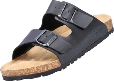 Produktbild von Rieker Herren Pantolette Schwarz