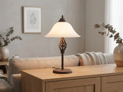 Produktbild von Tischleuchte RUSTICA Rostoptik
