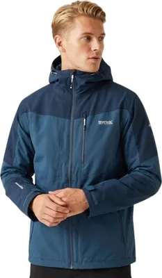 Produktbild von Herren Regatta Wentwood IX 3in1 Membran wasserdichte Jacke blau S