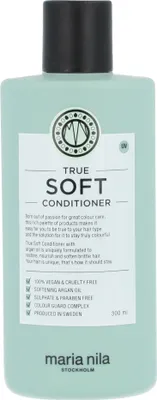 Produktbild von Maria Nila True Soft, Frauen, Anti-Frizz, Feuchtigkeitsspendend, Weichmachend, Verstärkung, 300 ml, Flasche, Jasmin, Rose, Vanille, Arganöl