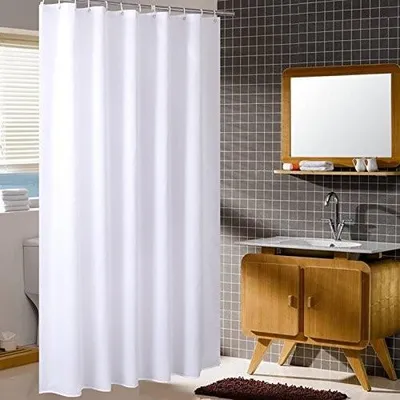 Obrázok produktu pre Záves do sprchy 200 x 200 cm - Vodotesný polyester - Biela
