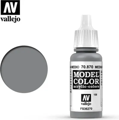 Produktbild von Vallejo 70.870, 17 ml, Grau, Matte, Flasche