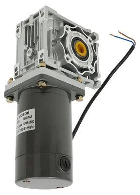 Zdjęcie produktu dla Silnik z przekładnią DM09 – silnik z przekładnią ślimakową 120 W, 12 V DC – 1800 obr./min – silnik z czystej miedzi – obudowa z odlewanego ciśnieniowo aluminium – 9 x 14 cm