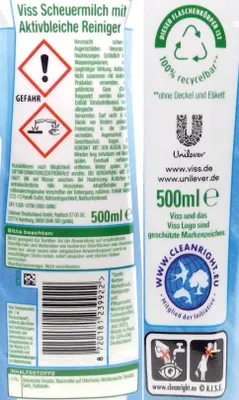 Produktbild von VISS Scheuermilch 500ml Aktivbleiche