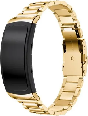 Produktbild von BStrap Stainless Steel Armband für Samsung Gear Fit 2, gold