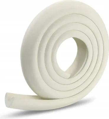Produktbild von Kindersicherung Möbelschutz Kantenschutz Schaumstoff 2m Weiß 35mm