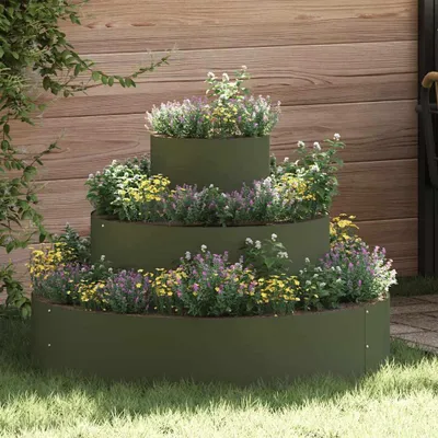 Image de Maison Exclusive - Jardinière Olive Vert 90 x 90 x 20 cm