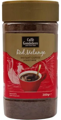 Produktbild von Caffè Gondoliere Red Melange Instantkaffee 200g – Aromatischer löslicher Kaffee