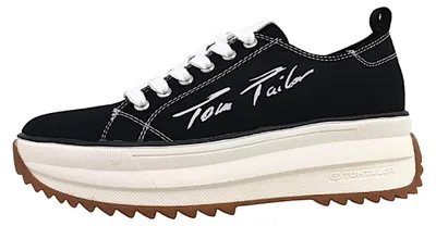 Produktbild von Tom Tailor  Damenschuhe Leinenschuh Schwarz Freizeit