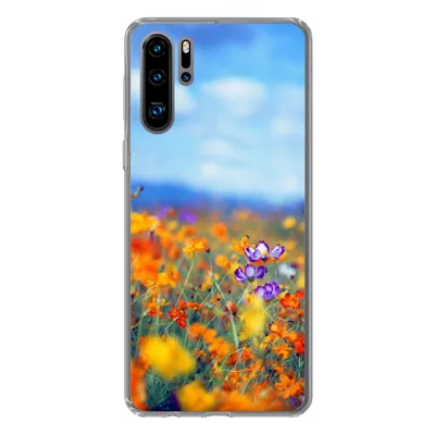 Produktbild von MuchoWow® Handyhülle Schutzhülle Hülle für Huawei P30 Pro Kosmos - Farben - Frühling Silikon Softcase Handy Hülle - Schutzdeckel