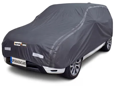 Zdjęcie produktu dla Pokrowiec samochodowy do SUV-ów - Wodoodporny i odporny na warunki atmosferyczne - Rozmiar M (455x190x150 cm)