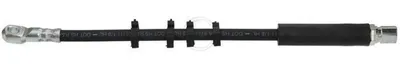 Imagen del producto de Manguera de freno de 345 mm, con brida de 10.0 mm, rosca interna M10x1.25, compatible con sistema ABS, para vehículos como el FIAT 131, entre otros