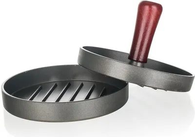 Zdjęcie produktu dla Prasa do burgerów, forma do burgerów, aluminium 12 cm