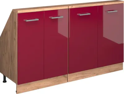 Produktbild von Dachschrägenschrank-Set Vicco Rion Rot Hochglanz 2er Set, Model 56006
