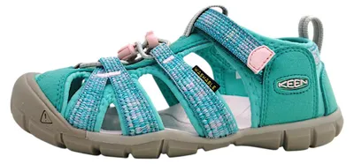 Productafbeelding van KEEN Seacamp Kinderschuhe Mädchen Halbschuhe Klett Sandale Türkis Freizeit