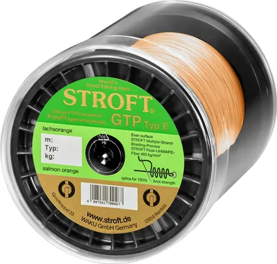 Produktbild von Stroft Schnur GTP Typ E geflochten lachsorange 1000m Typ E6 15,00kg