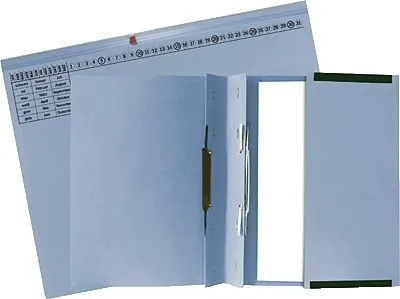 Produktbild von Exacompta 370306B Exaflex Premium Hängehefter Hellblau Linksheftung
