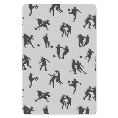 Produktbild von MuchoWow® Mauspad Mousepad Sport - Fußball - Muster 18x27 cm - Mousepads - Maus Mat - Pad - Mausunterlage